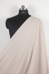 Handwoven Pure Cotton Fabric Space Dyed - Off White Self Stripes
