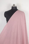 Handwoven Pure Cotton Fabric Space Dyed - Peach Self Stripes