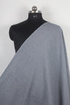 Handwoven Pure Cotton Fabric - Iron Gray Self Stripes