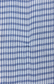 Blue Twill Check Fabric
