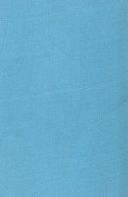 Sky Blue Colour Slub Fabric