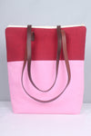 Red and Pink Hand Bag