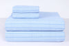 Light and Dark Blue Striped Double Bedsheet