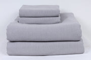 Metallic Grey Double Bedsheet