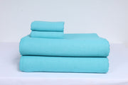 Blue Double Bedsheets Twill Texture with Ultra Soft Feel