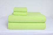 Pista Green Double Bedsheets Twill Texture with Ultra Soft Feel