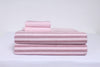 Pink Double Bedsheet with Multiple Stripes Design