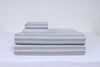 Gray Double Bedsheet with Multiple Stripes Design