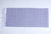 Pastel Purple and White Check Single Bedsheet