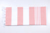 Orange and White Striped Single Bedsheet