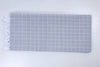 Grey and White Check Single Bedsheet