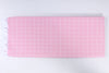 Pink and White Check Single Bedsheet