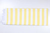 Yellow and White Striped Extra Soft Chadar