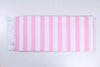 Pink and White Striped Soft Chadar