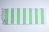 Pastel Green and White Striped Extra Soft Chadar