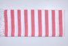Red and White Striped Extra Soft Chadar