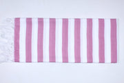 Purple and White Striped Extra Soft Chadar