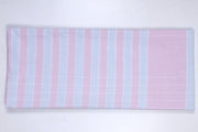 Pink, Blue and White Check Single Bedsheet