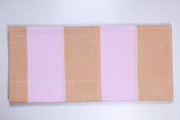 Pink, Brown and White Check Single Bedsheet