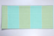 Olive, Turquoise Green and White Check Single Bedsheet