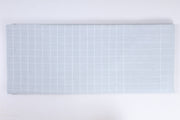 Grey and White Striped Check Single Bedsheet