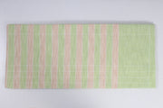 Green and Pink Striped Single Bedsheet