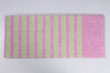 Pink and green Striped Single Bedsheet
