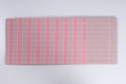Peach and Pink Striped Single Bedsheet