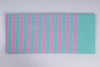 Green and Pink Striped Single Bedsheet