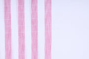 White and Taffy Pink Stripes Single Bedsheet