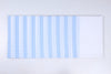 White and Cornflower Blue Stripes Single Bedsheet