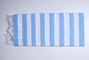 Umpire Blue and White Striped Extra Soft Chadar