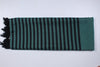 Columbia Green Extra Soft Chadar with Black Stripes