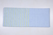 Serenity Blue Extra Soft Chadar with Fern Green Stripes