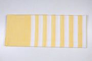 Butter Yellow Extra Soft Chadar with White Stripes