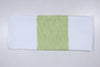 Space Dyed Pear Green and White Striped Extra Soft Chadar