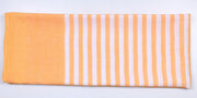 Orange and White Striped Extra Soft Chadar