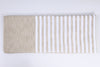Light Yellow and White Striped Soft Chadar