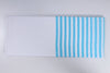 White and Blue Striped Soft Chadar
