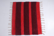 Red and Maroon Striped Aasni