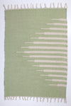 Emerald Green and White Striped Aasni