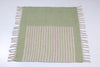 Sea Green and White Striped Aasni
