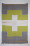 Grey, Green and White Dari with Yellow Stripes