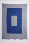 White and Blue Check Dari