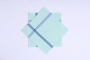 Pista Handkerchief with Blue Border
