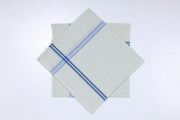 Gray Handkerchief with Blue Border
