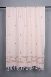 Light Pink Shawl with Butis