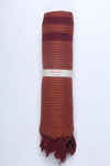Brick and Jam Red Striped Ultra Soft Bath Towel