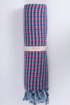 Blue, White and Red Striped Ultra Soft Bath Towel