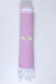 Lavender Purple Ultra Soft Bath Towel with White Stripes
